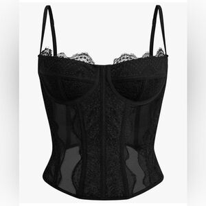 Lace Bustier Top